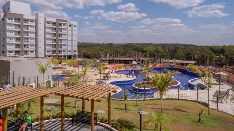 Hospedagem Lagoa Eco Towers Resorts em Caldas Novas