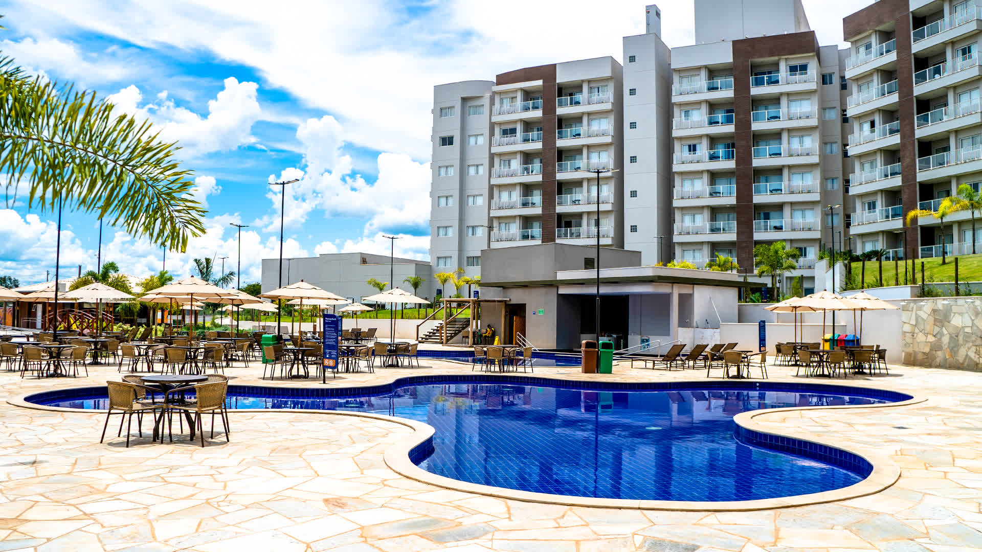 Hospedagem Lagoa Eco Towers Resorts em Caldas Novas